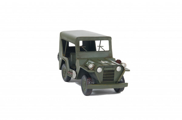 Homeroots C1940 Willys Quad Overland Jeep Sculpture  Metal 401159