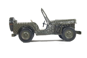 Homeroots C1945 Willys Cj-2a Overland Jeep Sculpture  Metal 401160