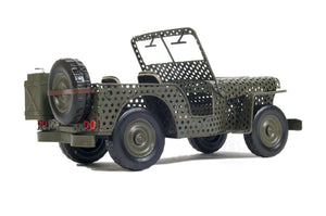 Homeroots C1945 Willys Cj-2a Overland Jeep Sculpture  Metal 401160