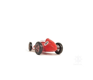 Homeroots 6" Red Metal Hand Painted Model Car Tabletop Sculpture  Metal 401165