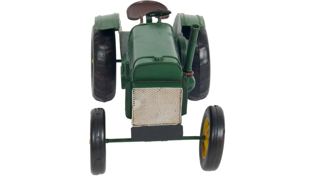 Homeroots 7" Green Metal Hand Painted Model Car Tabletop Sculpture  Metal 401167