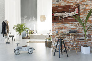 Homeroots C1943 Grey Mustang P51 Frame  Metal 401171