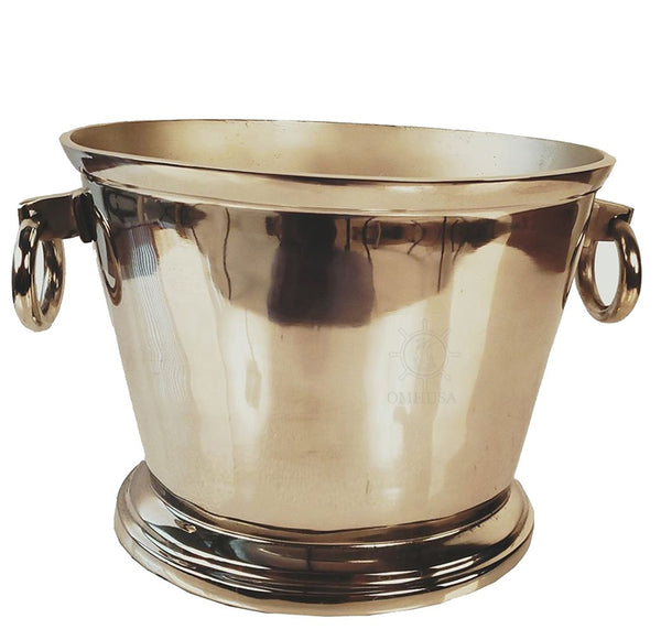 Homeroots Grand Cru Classe Wine Cooler  Buffed Aluminum 401175