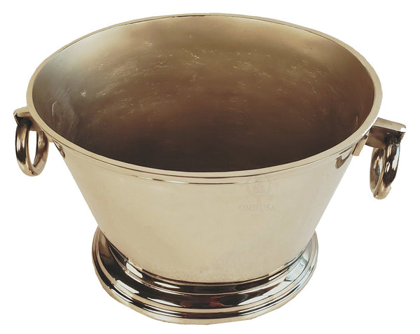 Homeroots Grand Cru Classe Wine Cooler  Buffed Aluminum 401175