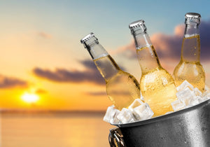 Homeroots Grand Cru Classe Wine Cooler  Buffed Aluminum 401175