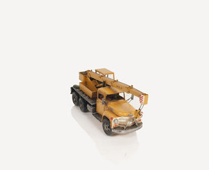 Homeroots Crane Truck Sculpture  Metal 401178