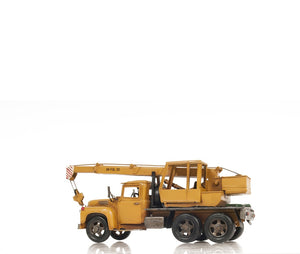 Homeroots Crane Truck Sculpture  Metal 401178