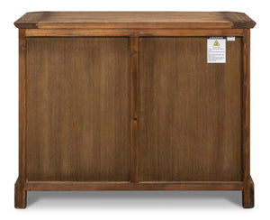Sarreid Stephano Stylish Two Door Sideboard In Brown - Reclaimed Pine With Natural Old Pine Top & Shelf Brown  40118-2