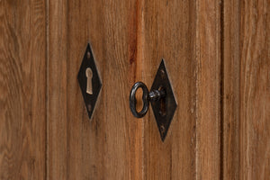 Sarreid Stephano Two Door Sideboard With Removable Shelf - Reclaimed Pine In Antique Whitewash Finish White  40118