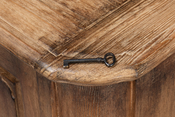 Sarreid Stephano Two Door Sideboard With Removable Shelf - Reclaimed Pine In Antique Whitewash Finish White  40118