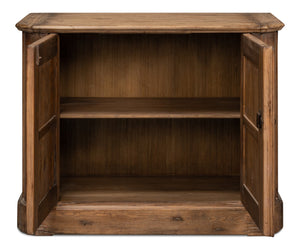 Sarreid Stephano Two Door Sideboard With Removable Shelf - Reclaimed Pine In Antique Whitewash Finish White  40118