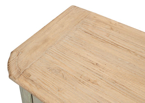 Sarreid Stephano Two Door Sideboard With Removable Shelf - Reclaimed Pine In Antique Whitewash Finish White  40118