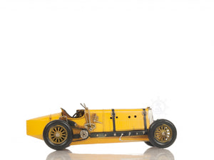 Homeroots Alfa Romeo P2 Classic Racing Car Sculpture - Handmade Metal Replica Of 1924 Automotive Masterpiece  Metal 401184