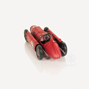 Homeroots 1954 Lancia D50 Sculpture - Exquisite Handmade Metal Replica Of F1 Legend Alberto Ascari's Car  Metal 401185