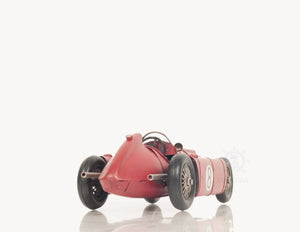 Homeroots 1954 Lancia D50 Sculpture - Exquisite Handmade Metal Replica Of F1 Legend Alberto Ascari's Car  Metal 401185