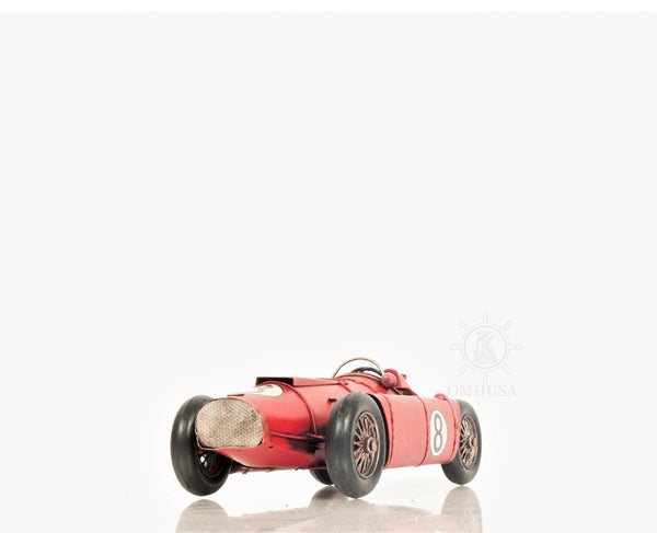 Homeroots 1954 Lancia D50 Sculpture - Exquisite Handmade Metal Replica Of F1 Legend Alberto Ascari's Car  Metal 401185