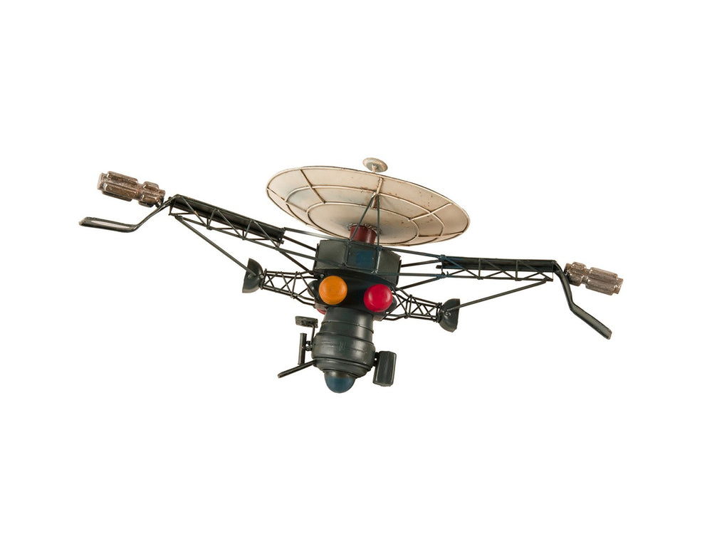 Homeroots 11" Dark Green Metal Hand Painted Model Airplane Tabletop Sculpture  Metal 401197