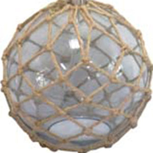 Homeroots 20" Clear Standard Table Lamp With Navy  Blue Shade   401254