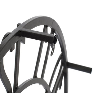 Homeroots Round Decorative Gear Iron Wall Clock  60% Iron,15% Glass,15% Mdf,10% Plastic 401315