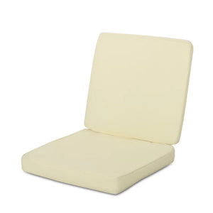 English Elm Christopher Knight Home® - Carolina Club Chair Cushion Set - Cream, Weather-Resistant Comfort For Outdoor Living, Set Of 2 N775P270212C