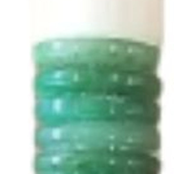 HomeRoots Light Green Jade Abacus Disc Brush - Elegant Calligraphy Decor for Home or Office, Unique Accent Piece 401514