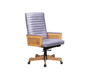 Olivia + Quinn Montauk Executive Swivel Chair - Ergonomic Top Grain Leather Comfort For Stylish Workspaces Anderson Pebble Leather,Foam,Wood 4015_Cld4021