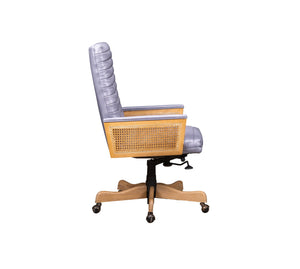 Olivia + Quinn Montauk Executive Swivel Chair - Ergonomic Top Grain Leather Comfort For Stylish Workspaces Anderson Pebble Leather,Foam,Wood 4015_Cld4021