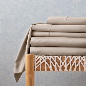 English Elm Linenspa 600TC Cotton Blend Sheet Set Twin Sand – Ultra-Soft Fade-Resistant Cotton-Rich Bedding, Machine Washable B350P394828