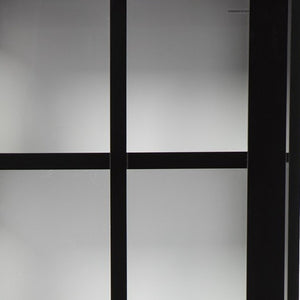 Homeroots Dynasty Contemporary Black And White Tall Curio Cabinet  Eng Wood,Temp Glass 401667