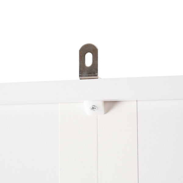 English Elm 70.1" Modern Tall Storage Cabinet with 3 Drawers, 2 Adjustable Shelves, Soft-Close Glass Doors, Gold Handles White N729P271979K