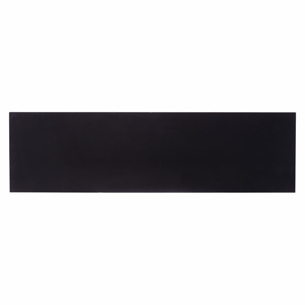 Homeroots Black And Cane Bamboo Accent Storage Cabinet  Eng Wood,Eng Wood,Rattan,Poplar,Plated Aluminum 401675