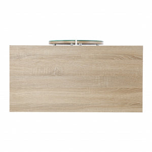HomeRoots 32" Glamorous Mirrored Bar Cabinet with Chrome Accents - Stylish Storage for Wine & Glassware 401695