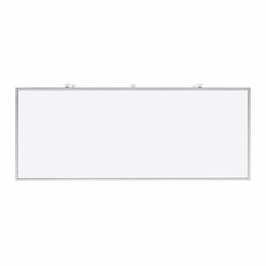 HomeRoots 40" Silver Glass Sideboard - Glam Chic Three Drawer Storage Cabinet with Versatile Display Space 401708