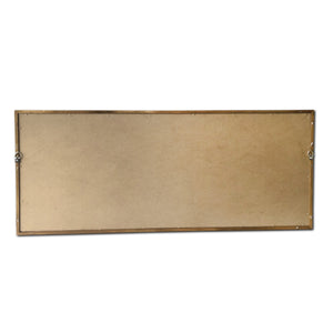 Homeroots Blue Flower Garden Print Wood Plank Wall Art Picture Frame Graphic Art Wall Art  Canvas,Pine Wood Frame 401750