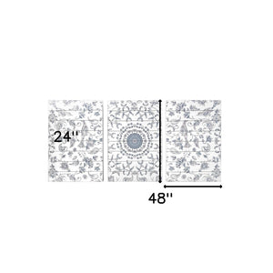 Homeroots Unframed Graphic Art Wall Art  Fir Wood 401751