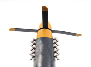 Homeroots 6" Grey Mustang Metal Hand Painted Decorative Airplane  Metal 401763