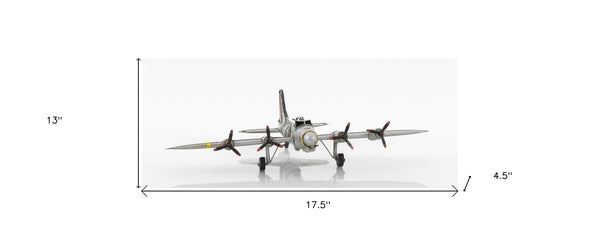Homeroots C1938 Boeing B-17 Flying Fortress Sculpture  Metal 401767