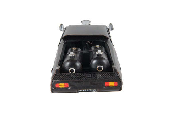 Homeroots 4" Gray Metal Hand Painted Model Car Tabletop Sculpture  Metal 401769