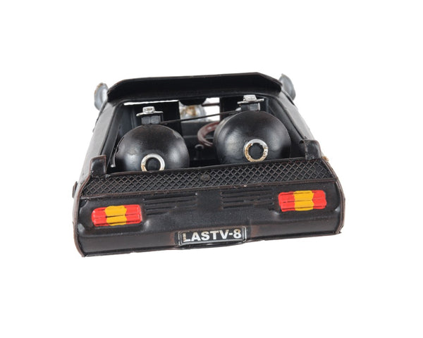 Homeroots 4" Gray Metal Hand Painted Model Car Tabletop Sculpture  Metal 401769