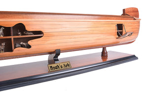 Homeroots 8" Wooden Manufactured Wood Hand Painted Decorative Boat  Solid Wood 401872