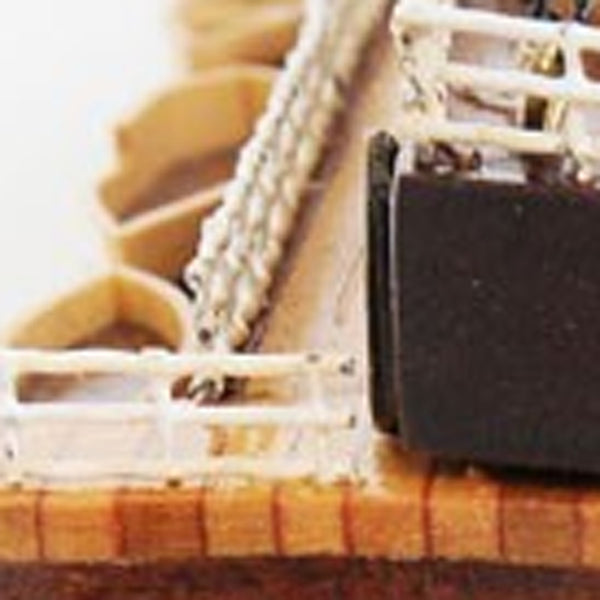 Homeroots 15" Black And Red Normandie Large Boat Hand Painted Decorative Boat  Solid Wood 401887