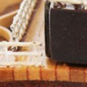 Homeroots 15" Black And Red Normandie Large Boat Hand Painted Decorative Boat  Solid Wood 401887