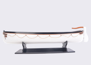 HomeRoots 6" Hand-Painted Solid Wood RMS Titanic Lifeboat No. 7 Model – Nostalgic Maritime Décor Piece 401896