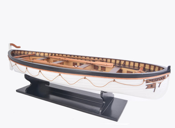 HomeRoots 6" Hand-Painted Solid Wood RMS Titanic Lifeboat No. 7 Model – Nostalgic Maritime Décor Piece 401896