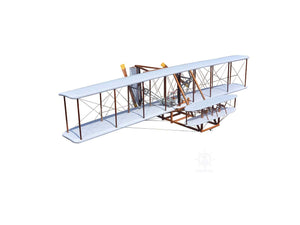 Homeroots C1903 Wright Brothers Flyer Model Sculpture  Solid Wood 401913