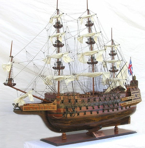 79 Inch Handcrafted Solid Wood Decorative Sailboat Sculpture Coastal Nautical Accent