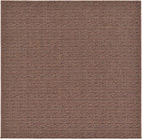 Unique Loom Outdoor Modern Links Machine Made Striped Rug Brown, Brown/Black 5' 4" x 6' 1"