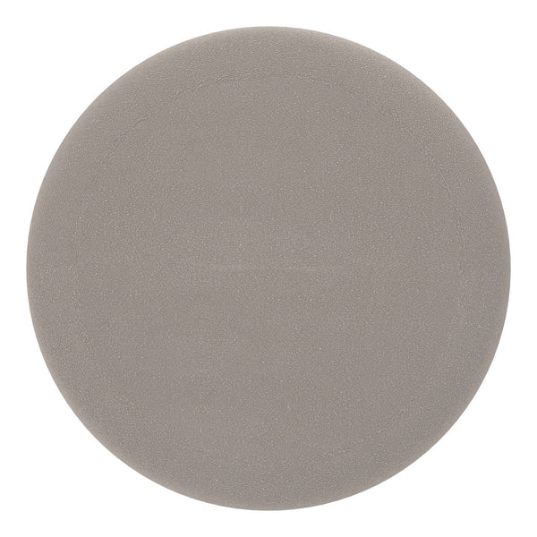 Worldwide Home Furnishings Alya-storage Modern Round Ottoman With Textured Fabric Upholstery And Spacious Hidden Storage Solution Warm Grey,Natural Fabric 402-131gy