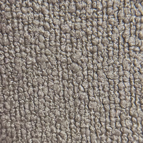 Worldwide Home Furnishings Alya-storage Modern Round Ottoman With Textured Fabric Upholstery And Spacious Hidden Storage Solution Warm Grey,Natural Fabric 402-131gy