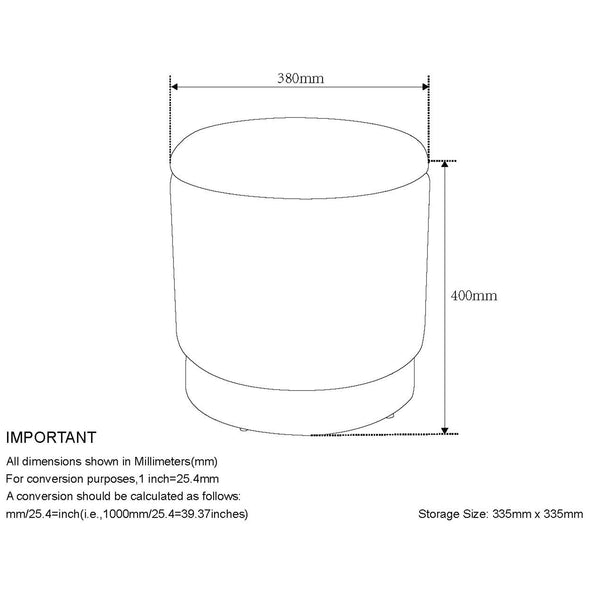 Worldwide Home Furnishings Alya-storage Modern Round Ottoman With Textured Fabric Upholstery And Spacious Hidden Storage Solution Warm Grey,Natural Fabric 402-131gy